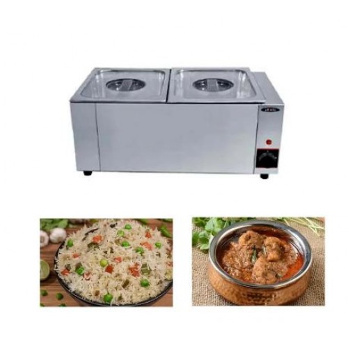 Bain Marie Counter 6Ltr 2 Pans