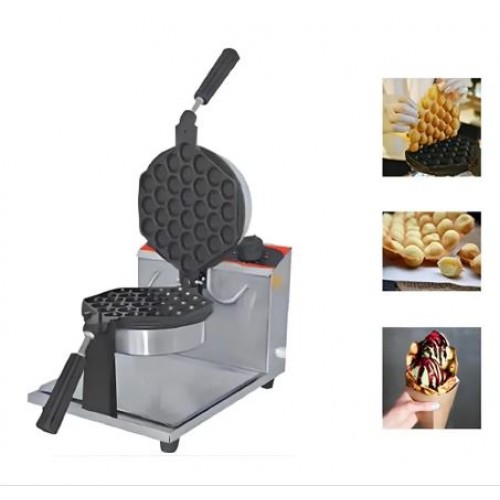 Bubble Waffle Machine 8 Inch Circular 1 Waffle