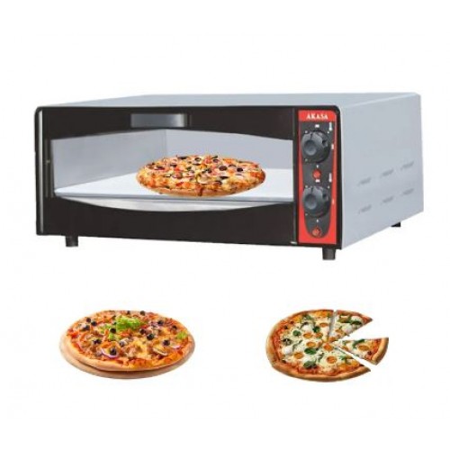 Electric Stone Pizza Oven 12 x 12 x 3 Inch Single Deck