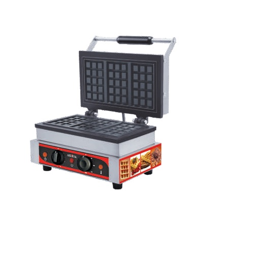 Waffle Machine 5x3 Inch Rectangular 3 Waffles