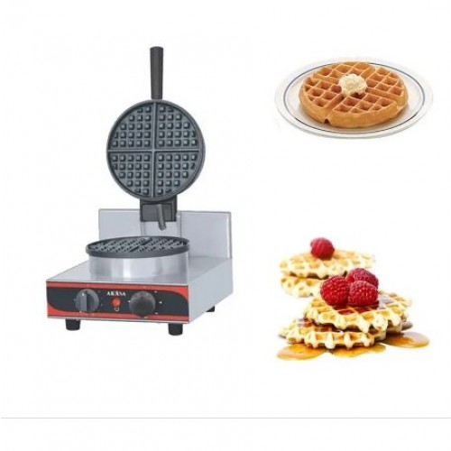 Waffle Machine 7 Inch Circular 1 Waffle