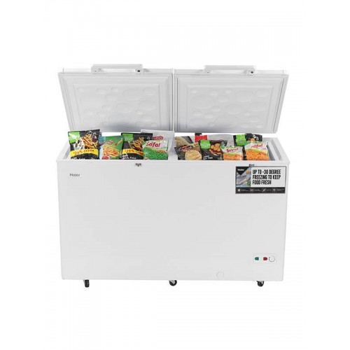 Two Lid 2 in 1 Chest Freezer/Cooler 383 Ltrs 5 Star Energy Rated