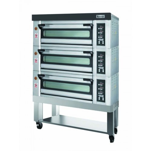 Three Deck Electric Oven - 9 Trays