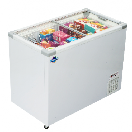 Flat Glass Freezer 346Ltr Rockwell