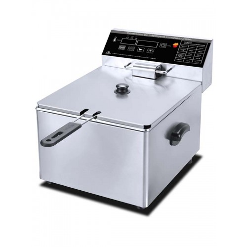 8 litre Single Tank Electric Fryer with digital controls