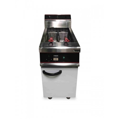 Floor standing 21 litre Single Tank Electric Fryer 2 baskets