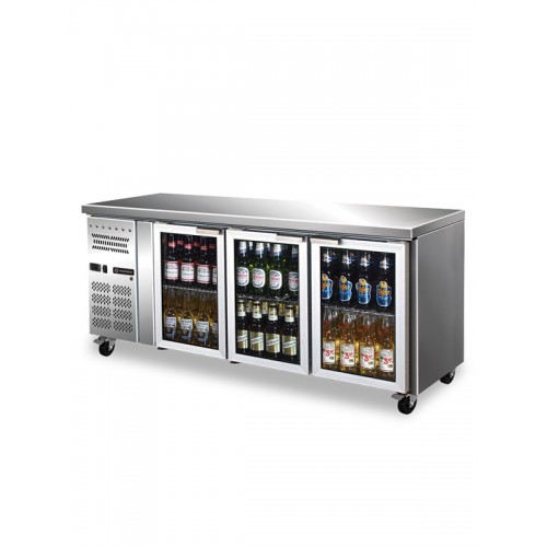 Under Counter Back Bar Chiller 417 Litres Stainless Steel